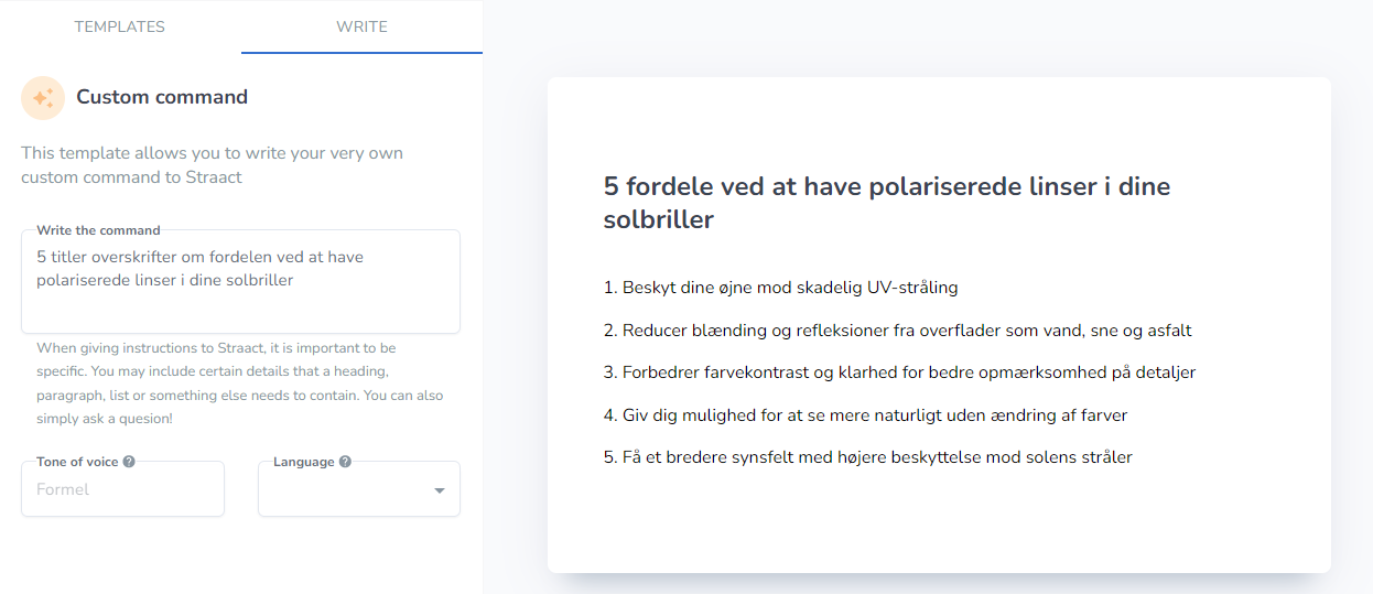 Blog overskrifter